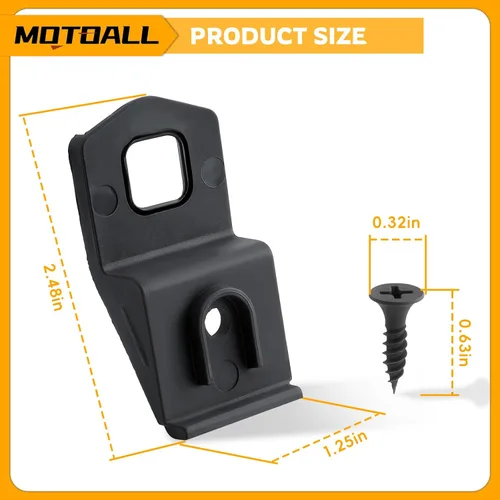 Vista 3 de MOTOALL 63117182519 Kit de reparación de lengüeta de montaje de faros delanteros para BMW E92 E93 Coupe Convertible 2007-2013