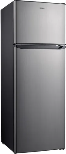 Galanz GLR12TS5F - Refrigerador de doble puerta, control de termostato eléctrico ajustable con compartimento de congelador de montaje superior, 12.0