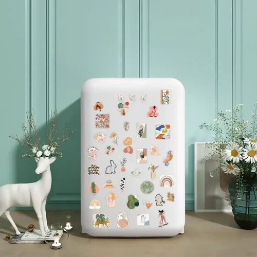 Vista 3 de 200 calcomanías para botellas de agua para niños, lindas calcomanías para botellas de agua, vinilo impermeable, bohoestético, paquete de calcomanías