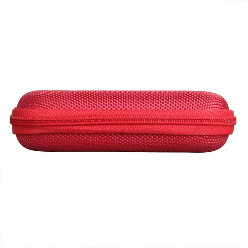 Vista 4 de Hermitshell Estuche rígido de viaje para KLIQ MetroPitch - Metrónomo Tuner (rojo)