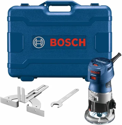 Bosch GKF125CEK Colt 1.25 HP (máx.) Kit de enrutador de palma de velocidad variable