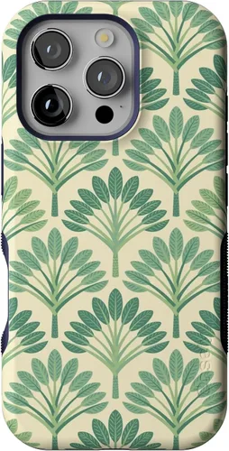 Vista 100 de Casely - Funda protectora para iPhone 16 Pro, diseño All Smiles, sticker de cara sonriente, colección Bold, compatible con MagSafe