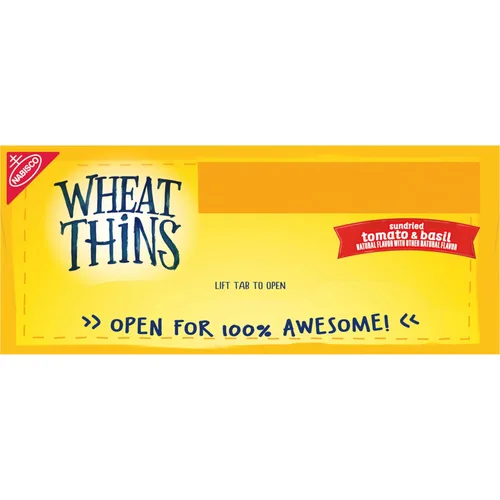 Vista 15 de Wheat Thins Galletas de grano entero de 8.5 onzas, 6 unidades, tomate y albahaca secada, 6