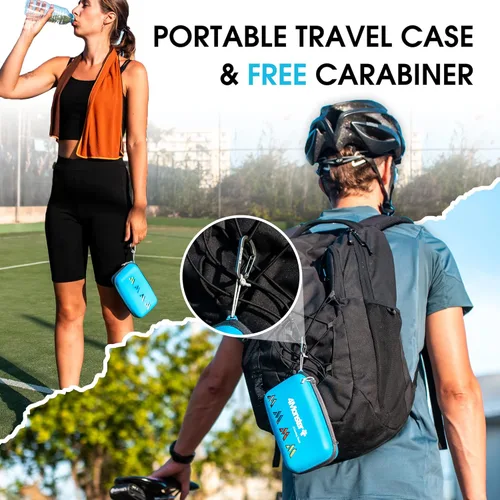 Vista 3 de 4Monster Toalla de enfriamiento para cuello y cara, toalla fría de microfibra para climas cálidos, toalla de hielo de secado rápido, trapos