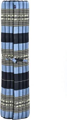 Vista 352 de Leewadee colchón tailandés enrollable para cama de invitados, tapete de yoga, para masaje tailandés, ecológico, orgánico y natural.