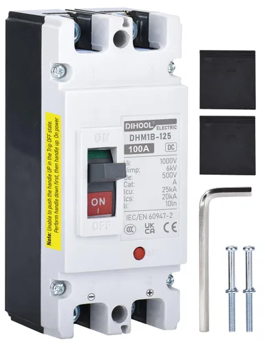 Vista 10 de DIHOOL Interruptor de Desconexión de Batería de Servicio Pesado, Interruptor de Circuito DC de 400 Amperios para Motor de Arrastre Marino de Barco