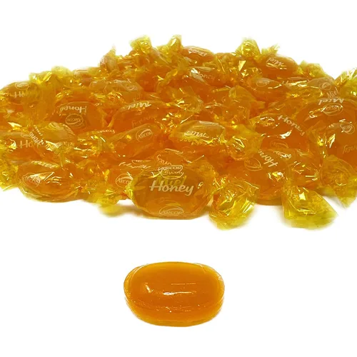 Vista 5 de Caramelos duros rellenos de miel, 1 libra, sabor clásico Bon Bons rellenos de miel real, surtido de dulces vintage estadounidenses, envueltos