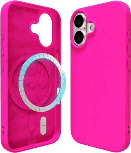 Vista 37 de oakxco Funda de silicona para iPhone 12 Pro Max, magnética, compatible con carga inalámbrica Magsafe, cubierta protectora de goma suave y delgada