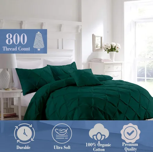 Vista 19 de Juego de funda de edredón color burdeos, tamaño individual, 1 funda de edredón con 2 fundas de almohada, 3 piezas, funda de edredón con cierre