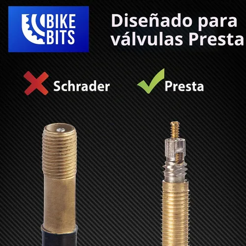 Vista 3 de Presta - Tapones de válvula de aluminio anodizado, uso en válvulas Presta/Francesas, diseños: bala, cohete, hamburguesa, cohete de bolsillo