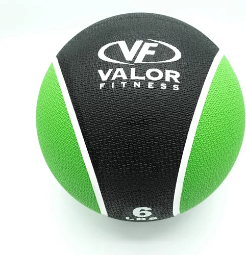 Vista 10 de Valor Fitness Pelotas medicinales con peso de goma de mano, pesas para equilibrio de núcleo, equipo de entrenamiento abdominal, ejercicio