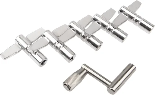 Vista 5 de 6 llaves de batería Yootones y teclas de velocidad de movimiento continuo compatibles con llave de afinación de tambor, herramienta de hardware