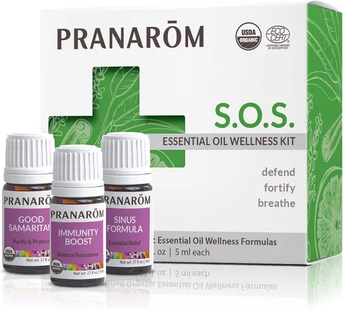 Vista 8 de Pranarom - Kit de mezcla de difusión mediterránea costera, paquete de 3 unidades de 0.2 fl oz - Aromaterapia casera - Ingredientes orgánicos 100%