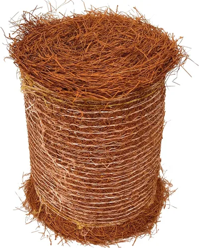 Longleaf - Rollo de paja de pino para paisajismo, color marrón, resistente a los rayos UV, cubre hasta 125 pies cuadrados