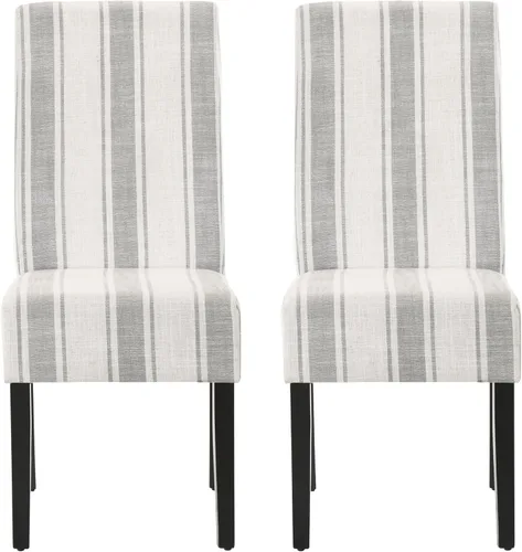 Dining Chairs Set of 2, Table & Chair Sets, Desk Chair, Modern Upholstered Fabric Dining Room Chairs with Rubberwood Legs, Kitchen Chairs for Dining