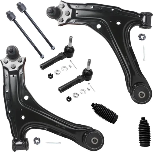 Vista 169 de Detroit Axle - Kit de suspensión frontal de 8 piezas para Chevy GMC Silverado Sierra Suburban 1500 Yukon Avalanche Cadillac Escalade brazos