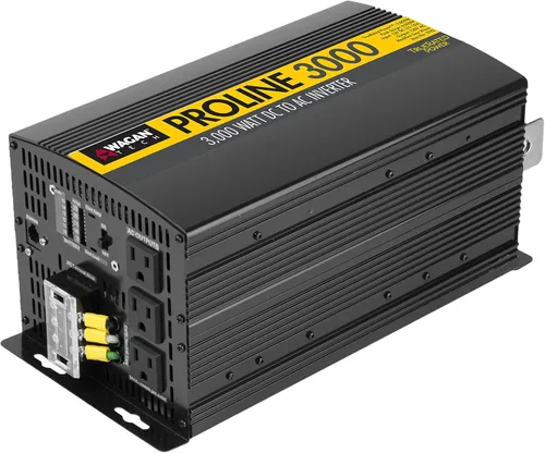 Vista 14 de Wagan EL3720 1000W Slimline Plus Inversor de corriente de CA a CC 1000 vatios TrueRated Continuo de 2500 vatios de sobretensión DC 12V a CA 110V