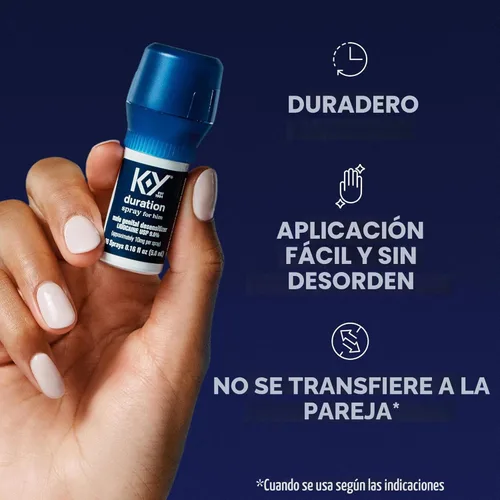 Vista 4 de Spray para hombres, para durar más y mantenerse K-Y, 67981966596, 36 Sprays, 1, 1