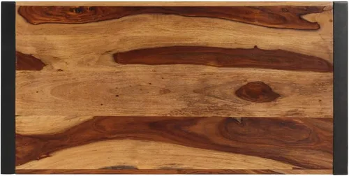 Vista 6 de BaraSh Mesa de comedor Mesa de comedor de madera Redonda Mesa de comedor de madera para Comedor 47.2"x23.6"x29.9" Madera maciza de Sheesham