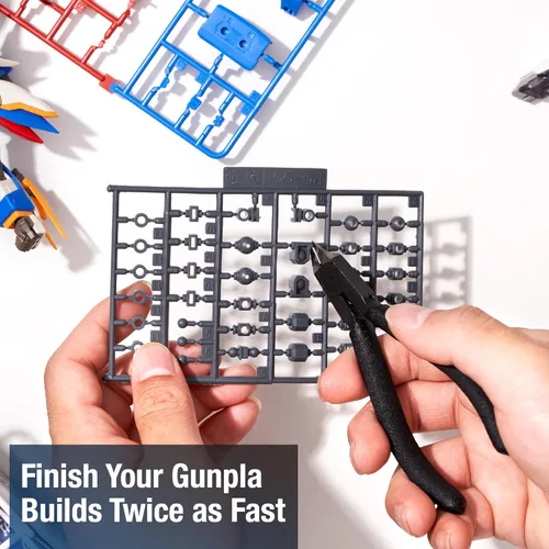 Vista 6 de Beaditive Cortador lateral puntiagudo para modelo de plástico, cortador de bebedero de plástico, Gunpla, modelo Gundam, construcción de modelos a