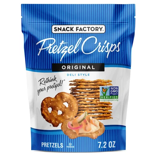 Vista 15 de Snack Factory Pretzel Crisps - Sabor original