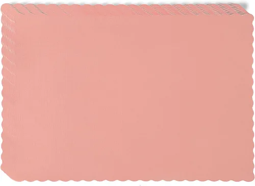 Vista 15 de *Mantel individual de papel burdeos 14 pulgadas x10/100