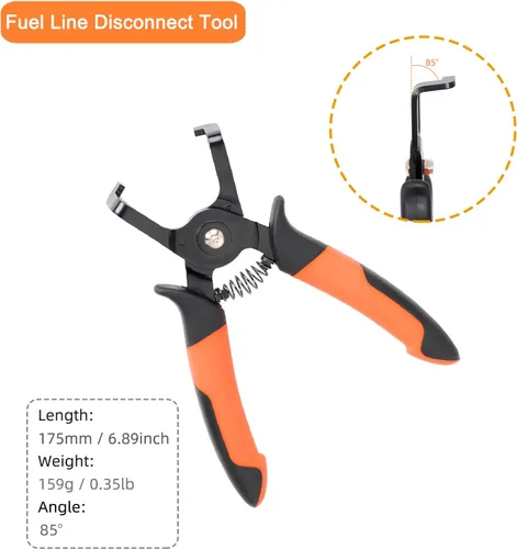 Vista 4 de PLATATO EVAP y herramienta de desconexión de línea de combustible Alicates de desconexión eléctrica Alicates universales de conector eléctrico
