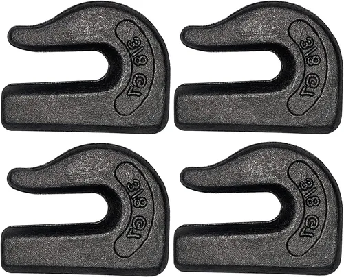 Gancho de Cadena de Agarre Soldable, Ganchos de Agarre de Cadena Soldables de 3/8", Grado 70 Límite de Carga: 6600 libras, para Soldar en Tractores