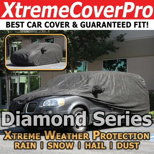 Vista 2 de Funda para coche compatible con Pontiac Montana SV6 XTREMECOVERPRO Diamond Series 2005 2006, color negro Super Heavy Duty Extreme Weather