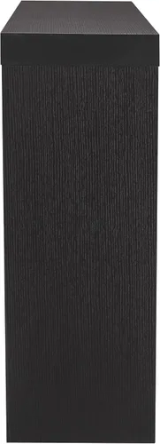 Vista 9 de Homes: Inside + Out Naomi Mesa Consola de Acento Decorativa Moderna con Patas en Forma de W, Muebles de Madera para Entrada para Sala de Estar, Negro