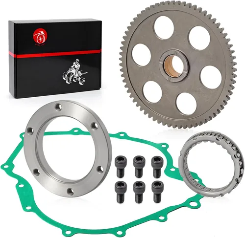 Vista 2 de Kit de embrague de arranque unidireccional Junta de cubierta de cojinete para Yamaha Grizzly 660 Rhino 660 YXR660 2003 2004 2005 2006 2007 2008