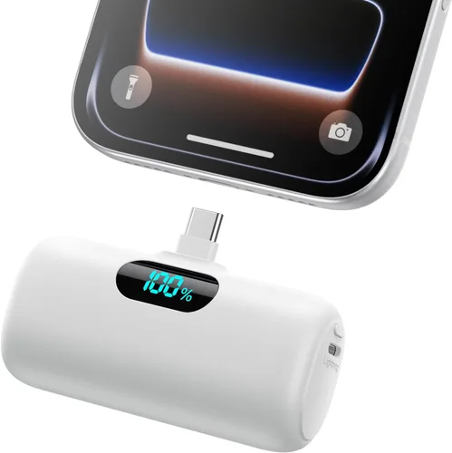 Vista 11 de Mini Portable Charger Power Bank for iPhone 17/16/15 Series, 5000mAh PD USB C Cell Phone Portable Power,Travel Essentials Battery Pack for iPhone