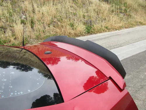 Vista 4 de Alerón de Mimbre Alto Hardcore Compatible con Mustang 2010-14 ¡Fabricado en Estados Unidos!