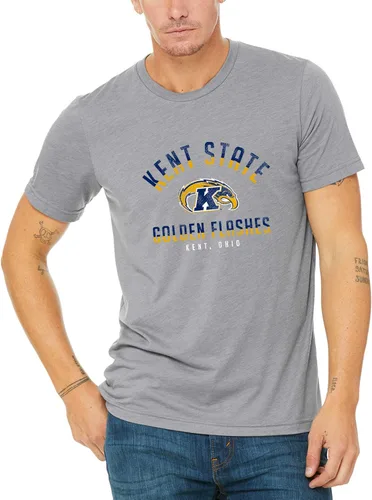 Vista 4 de NCAA Division Arch, camiseta de lona de triple mezcla, color del equipo, universidad, universidad