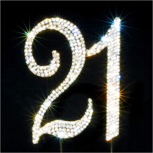 Vista 12 de Scotamalone 18 gemas de diamantes de imitación de alta calidad para decoración de tartas