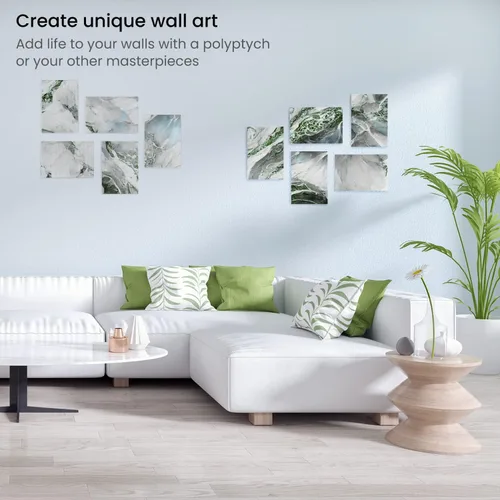 Vista 6 de Panel de lienzo Arteza 8 x 10, 100 % algodón (paquete de 14)