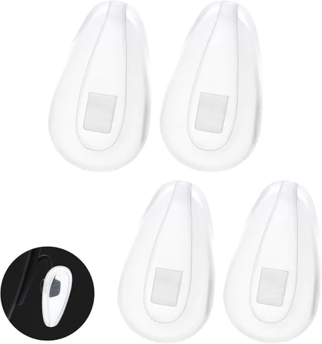 Vista 2 de Clear Soft Silicone Replacement Nose Pads for Oakley Tincup OX3184Conductor 6 OO4106Conductor 8 OO4107Savitar