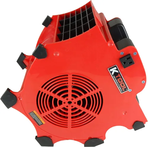 Vista 8 de K Tool International - ventilador Big Chill Workforce, 1200 CFM 300W - 110-120V/60HZ - 3 velocidades con 4 posiciones - Uso interior y exterior