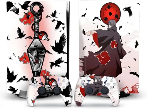 Mmoptop PS5 Skin Disc Edition Anime Console and Controller Vinyl Cover Skins Wraps para Playstation 5 Disc Version