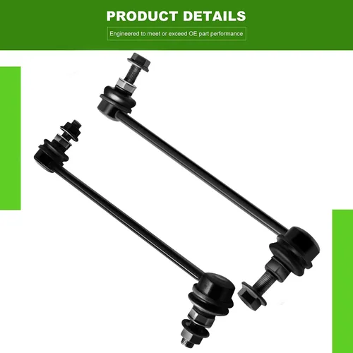 Vista 9 de SCITOO 8pcs Front Suspension Kit Lower Control Arm with Ball Joints Outer Inner Tie Rod Ends Sway Bar Links For 2008-2013 For Nissan Rogue 2014-2015