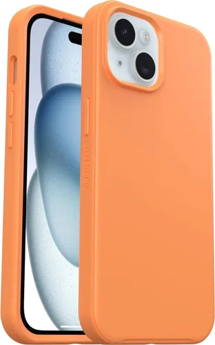 Vista 13 de OtterBox Funda Serie Symmetry+ para iPhone 16e, iPhone 15, iPhone 14 y iPhone 13 (SOLAMENTE), Se Acopla a MagSafe, Ultra-Elegante, Bordes Elevados