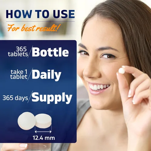 Vista 3 de Vitamatic Cloruro de sodio 1000 mg - 365 tabletas -2 botellas de reabastecimiento de electrolitos y soporte de hidratación - Sin OMG, sin gluten