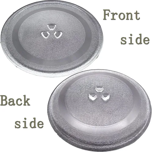 Vista 6 de Microwave Plate Round Glass Tray Microwave Oven Cooking Plate , For 9.6" 10.6'' 12.4'' Microwave Oven Flat Turntable Plate Replacement Flat Base