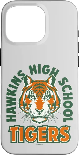 Vista 20 de Funda con logotipo de Stranger Things Hawkins High School Tigers para iPhone 16