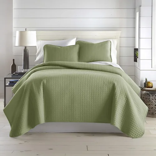 Vista 15 de Southshore Fine Living, Inc. Edredón acolchado de verano, juego de ropa de cama tamaño Queen con 2 fundas de almohada acolchadas, colcha con diseño