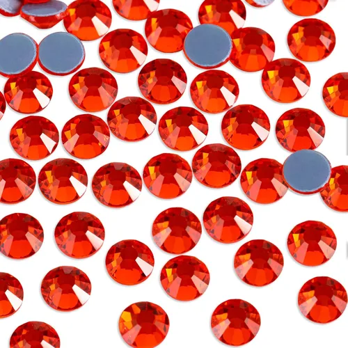 Vista 52 de Beadsland Hotfix - 1440 diamantes de imitación de cristal con parte trasera plana para manualidades, ropa, decoraciones de bricolaje, cristal AB