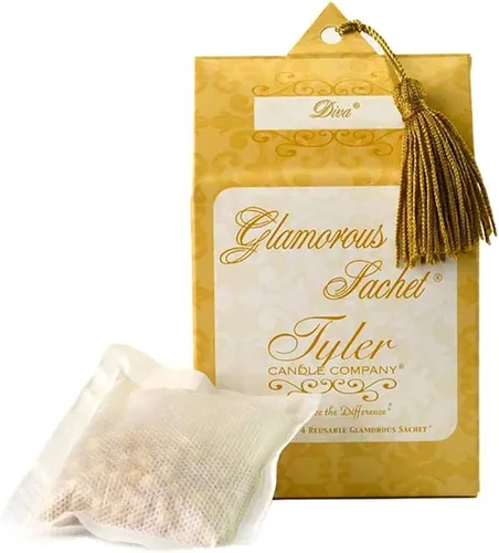 Vista 2 de Tyler Candle Glamorous Diva & Paquete de sobres de alto mantenimiento (4 sobres glamorosos reutilizables cada uno) (Diva y alto mantenimiento)