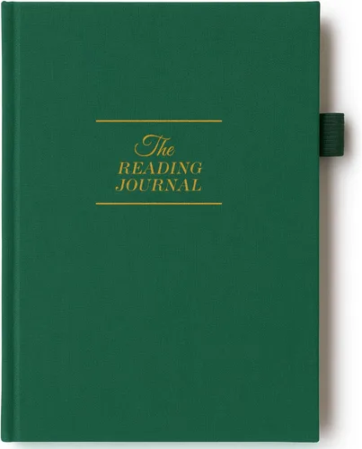 Vista 9 de JXSELECT Diario de Lectura Elegante - Registro de 60 Reseñas de Libros con Portaplumas y Bolsillo Trasero - Rastrea tu Progreso de Lectura - Regalo