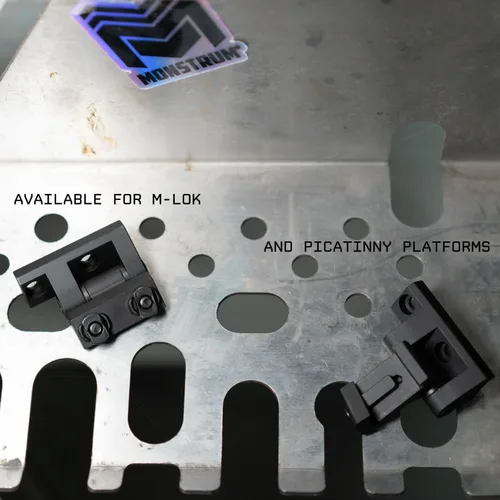 Vista 5 de Monstrum Soporte de luz Scout ajustable con placa de montaje pivotante Compatible con Surefire M300/M600 Series/Streamlight Protac Series