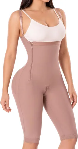 Vista 8 de SHAPE CONCEPT 052 069 Fajas Colombianas Reductoras y Moldeadoras Prenda de Compresión Postoperatorio Strapless full body shapewear, open bust cierre